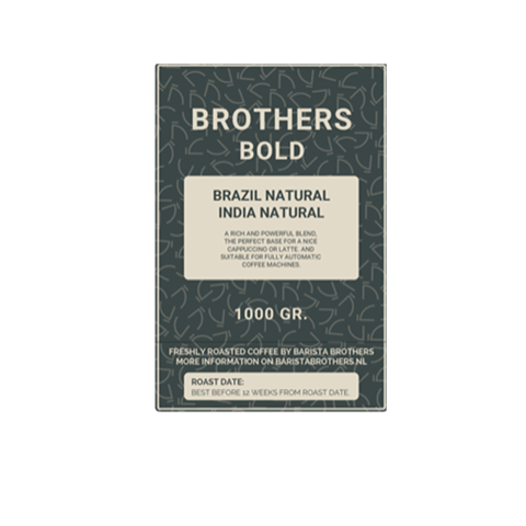 Brothers Bold 1000g verse koffie uit eigen branderij